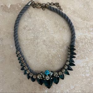 Beautiful blue and grey Jcrew necklace